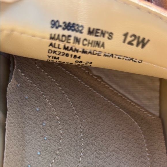 MENS DOCKERS COLLEAGUE CLASSIC TAN LOAFER BUSINESS CASUAL DRESS SHOES SZ 12W - Picture 12 of 12